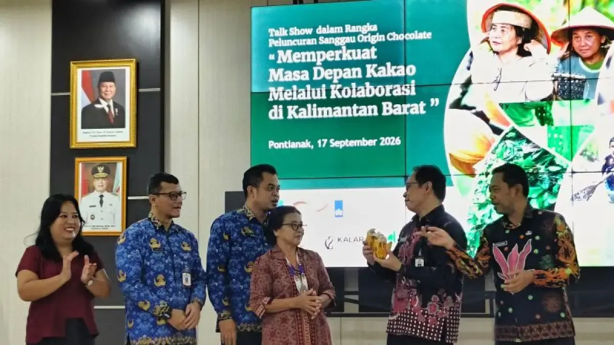 Perkuat Hilirisasi Komoditas Non-Sawit, Disbunnak Kalbar Resmi Meluncurkan Cokelat Sanggau Origin