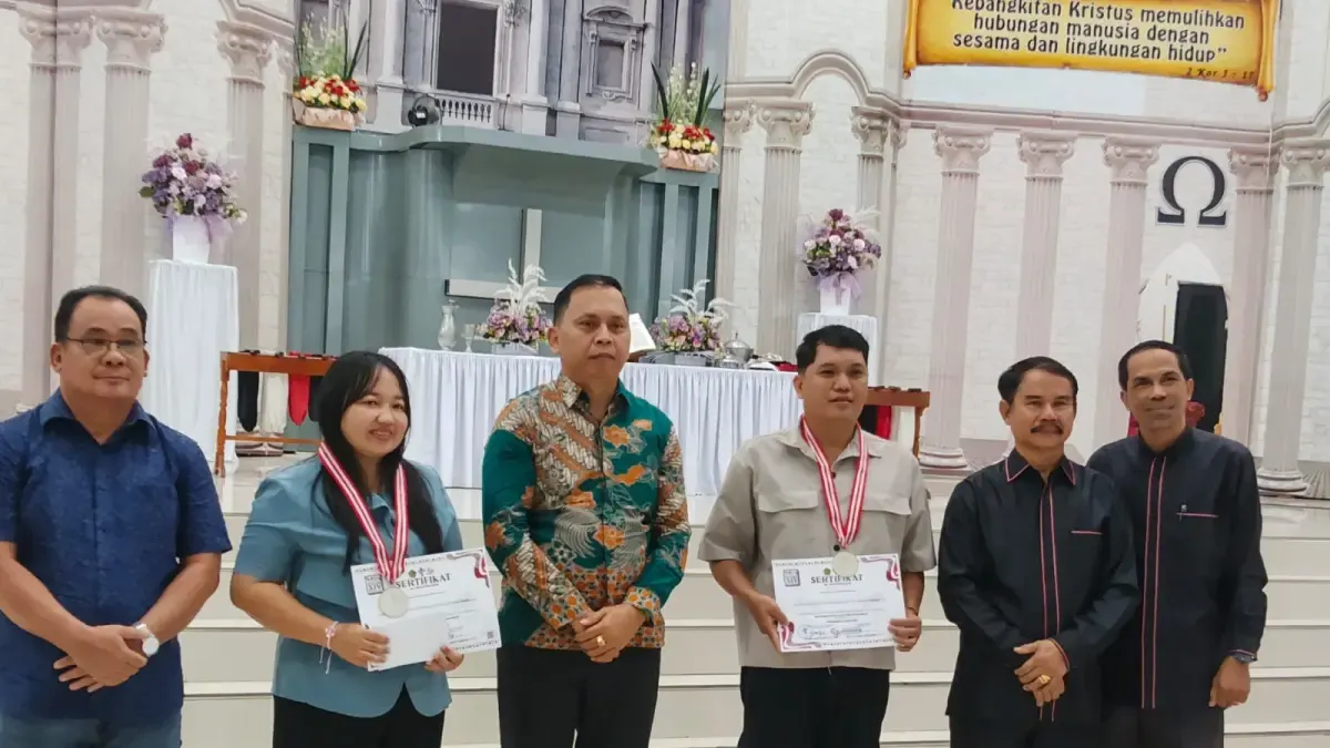 Tim PSDC Sintang wakili Kalbar Bawa Pulang Medali Perak Pesparawi Nasional XIV 2026 di Manokrawi, Papua Barat.