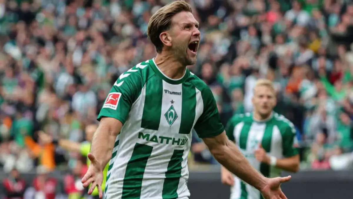 Niclas Füllkrug menjadi tumpuan lini depan Werder Bremen saat menghadapi mantan klubnya, Borussia Dortmund, pada putaran kedua DFB Pokal.