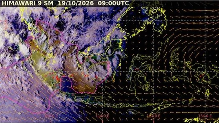 Citra sebaran asap di Indonesia