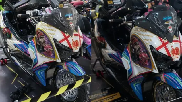 Yamaha XMAX Modifikasi Ekstrem Raih Juara CustoMAXI 2026, Pakai Kendali PlayStation