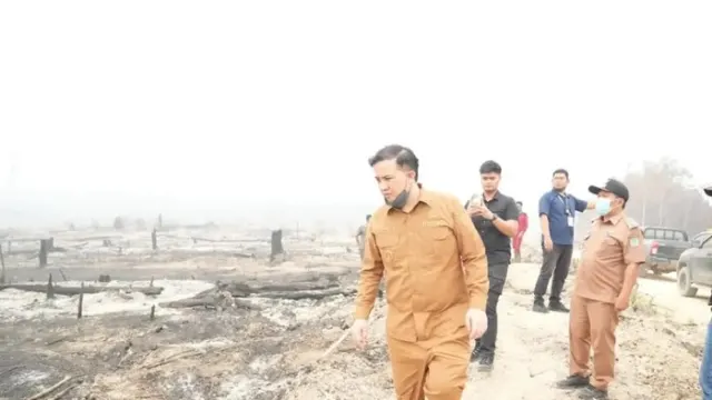 Karhutla di Konsesi Dua Perusahaan, Bupati Lamandau Minta Aparat Usut Pemodal Besar